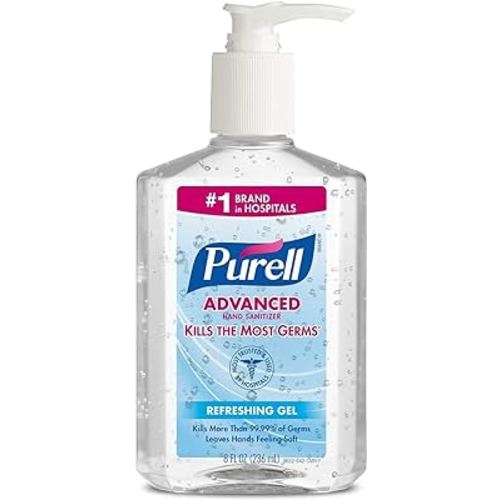 Advanced Hand Sanitizer Gel, Original, 8-oz. Pump