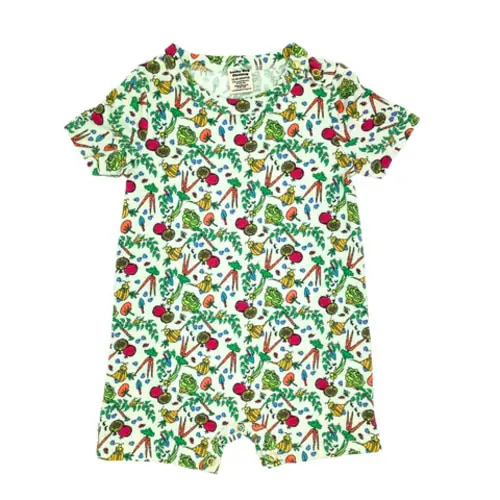 Veggie Garden Onesie - Organic Baby Gift – Made in USA, Bamboo Baby clothing is soft and sustainable. Unique gifts and affordable. Baby girl and boy. – Lucky Bug Clothing Company