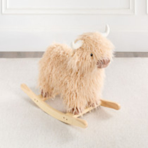 Wonder & Wise Highland Cow Rocker