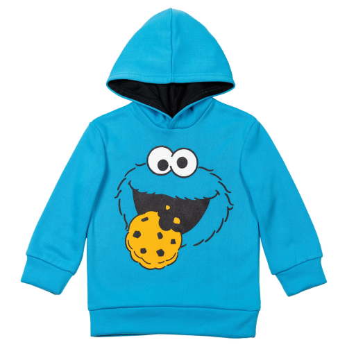 Sesame Street Cookie Monster Infant Baby Boys Fleece Pullover Hoodie Infant to Little Kid