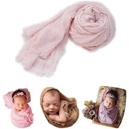 Coberllus Newborn Baby Photography Props Blanket Ripple Swaddle Wrap for Boy Girls Photo Shoot Posing