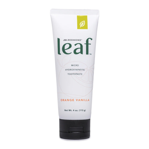Leaf Toothpaste 4 oz Tubes / Orange Vanilla | Redmond Life