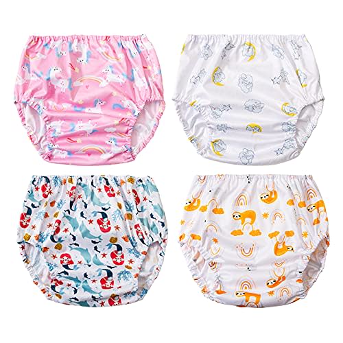 BISENKID Waterproof Swim Diaper Cover with Good Elastic Rubber for Toddlers - Girl 2t