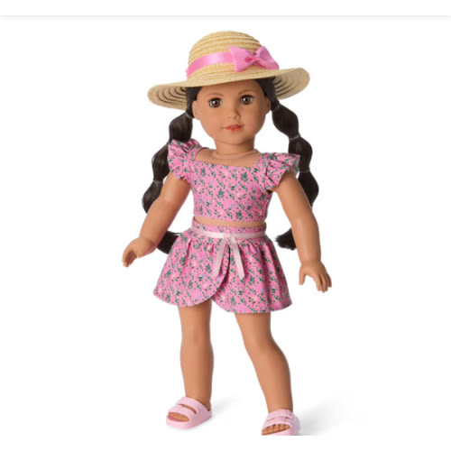 Raquel's™ Beach Outfit for 18-inch Dolls (Girl of the Year™ 2026)