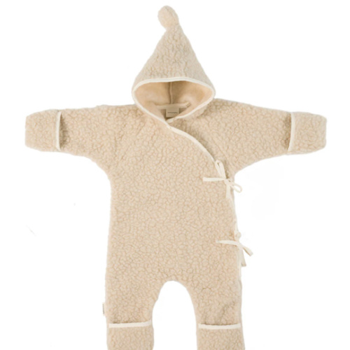 HARRODS X BINIBAMBA MERINO WOOL SNUGGLESUIT BABY ROMPER