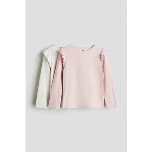 2-PACK RIBBED COTTON TOPS