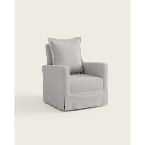 Dusk Swivel Nursery Glider Chair | Nestig