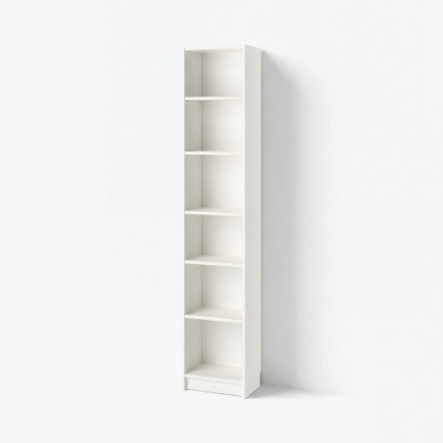 BILLY Bookcase - white 15 3/4x11x79 1/2 "