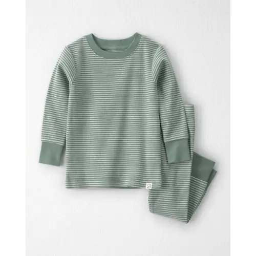 Baby 2-Piece Organic Cotton Ribbed Pajamas in Stripes - Little Planet | Carter's