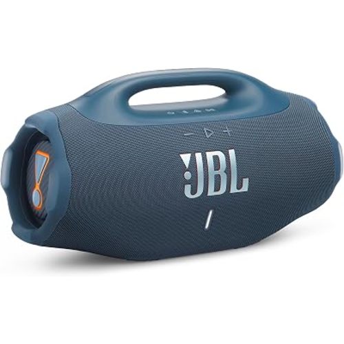 JBL Boombox 4 Portable Bluetooth Speaker, Waterproof, Deep Bass - Blue