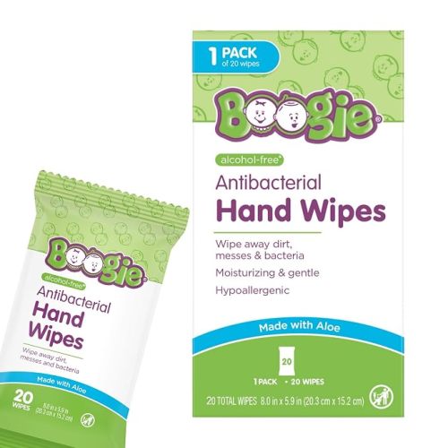 Boogie Antibacterial Hand Wipes - 100 Count