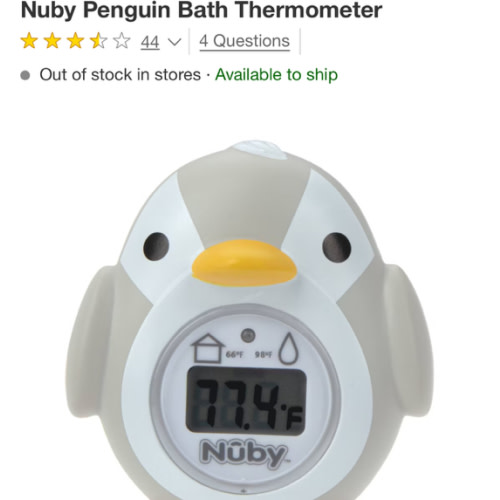 Baby Bath Thermometer | Digital & Safety Options