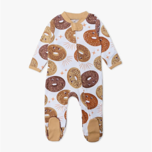 HonestBaby Sleep & Play Footed One-piece Pajama Sleeper 100% Organic Cotton, Baby Boys