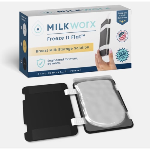 Freeze It Flat Breast Milk Storage Bag Freezer Organizer - Space-Saving Freezer System for Breastmilk Storage Bags - Breast Pump Accessories - Breast Milk Freezer Organizer Made in The USA