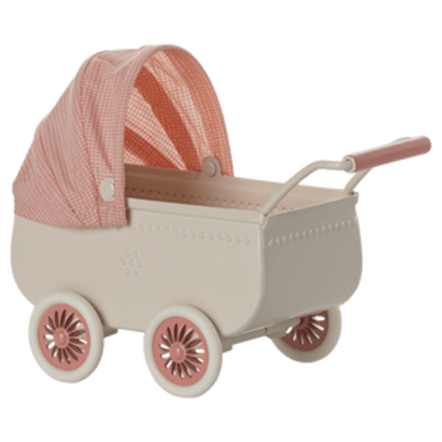 Pram, Mouse - Coral - Maileg USA