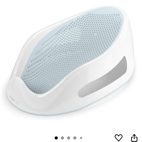 Angelcare Support de bain pour bébé, Aqua, pour bébés de moins de 6 mois, fabriqué au Canada