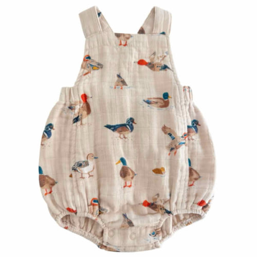 Ducks / Muslin Retro Sunsuit