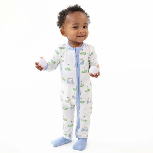 Golf Carts Blue - Convertible Romper – Angel Dear