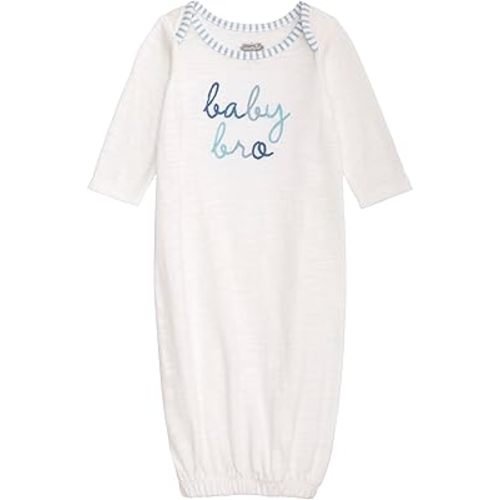 Mud Pie Baby Boy "Baby Bro" Gown