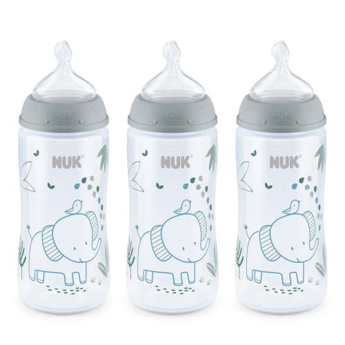 NUK Smooth Flow Anti-Colic Bottle, 10 oz, 3-Pack
