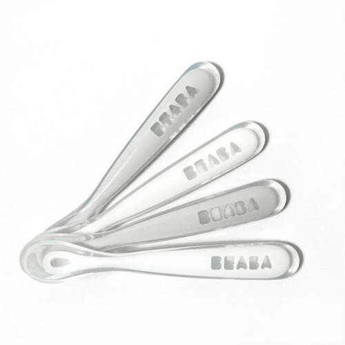 Set of 4 Easy-Grip 1st Stage Silicone Spoons