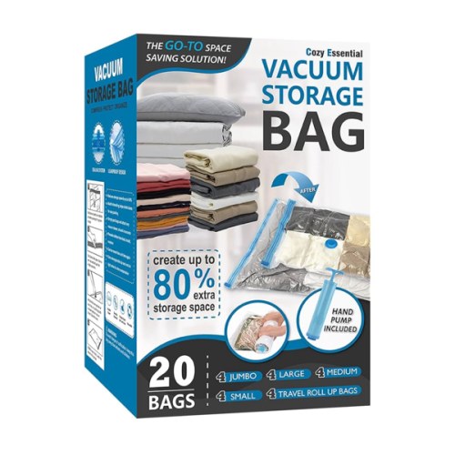 Cozy Essential Vacuum Storage Bags (20-pack)
