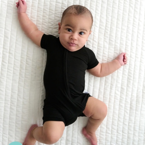 Black Shorty Zippy - Little Sleepies