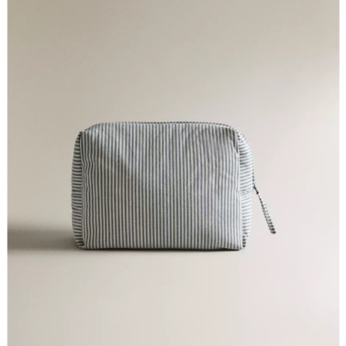 KIDS STRIPED MAKEUP BAG