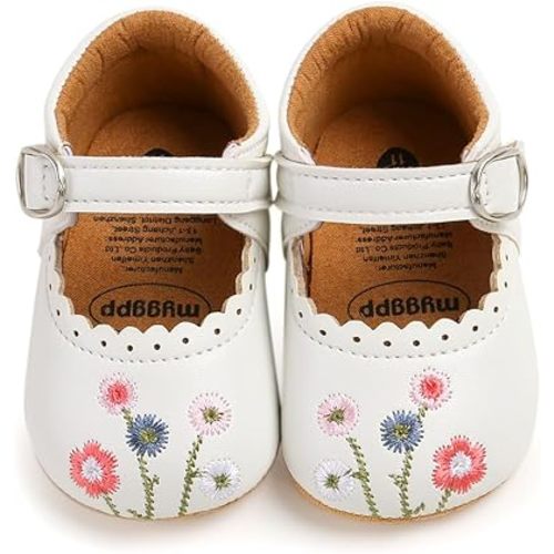Ohwawadi Infant Baby Boys Girls Slippers Cozy Fleece Booties Soft Bottom Warm Cartoon Socks Newborn Crib Shoes