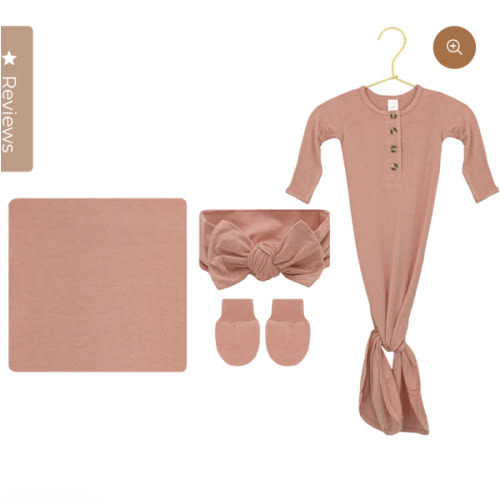 Blakely Newborn Headband Bundle (Gown)