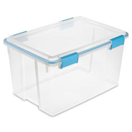 Sterilite® 32-Quart Clear Gasketed Storage Tote