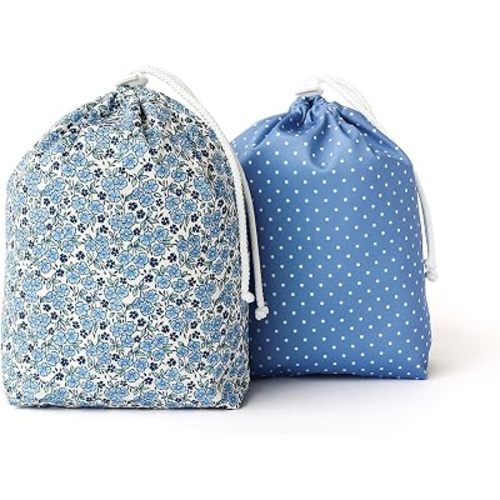 Esembly Ditty Bag Duo, Wet Bags, Forget-me-not + Penny Dot 2-Pack