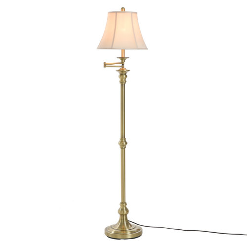 Lark Manor™ Annarae 62" Swing Arm Floor Lamp & Reviews | Wayfair