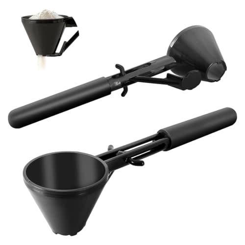 Measuring Scoop with Funnel for Filling Water Bottles with Protein Powder Milk Powder Filling Resuable K Cup Coffee Capsule with Coffee Grounds