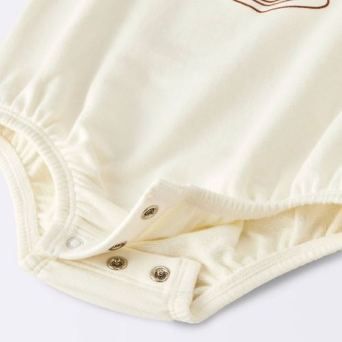 Baby Babyccino Sweatshirt Bubble Romper - Cloud Island™ Off-White 3-6M