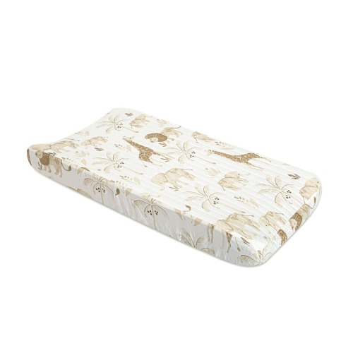 Kendi Safari Cotton Quilted Change Pad Cover