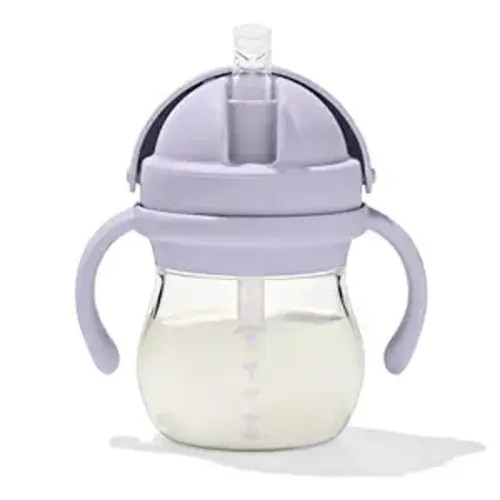 OXO Tot Transitions Straw Cup With Removable Handles - 6 oz. - Lilac