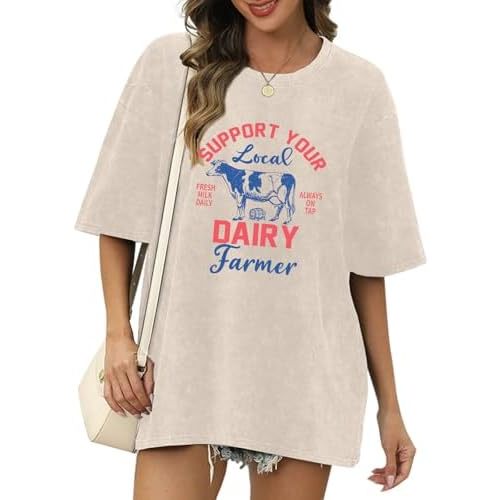 Breastfeeding Shirts for Women Zipper Maternity Nursing Shirt Postpartum Friendly Funny Oversized Graphic Tees