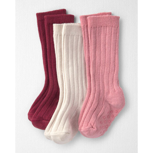 Baby 3-Pack No-Slip Knee-High Socks Made with Organic Cotton - Little Planet | Carter's