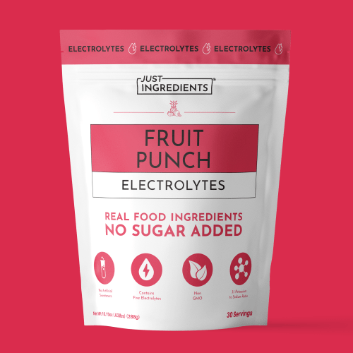 Fruit Punch Electrolyte Powder, 30 Servings | Just Ingredients