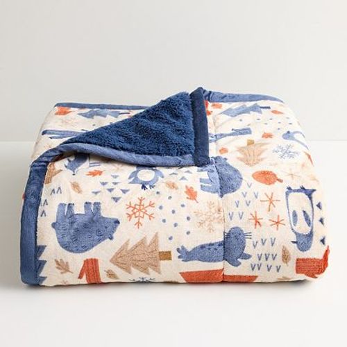 Cuddl Duds® Cozy Soft Printed Throw Blanket