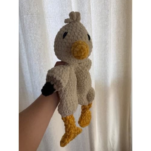 Seagull Lovey Snuggler Handmade Crochet Plushie