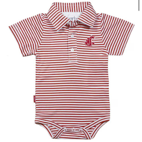 Washington State Cougars CRIMSON Baby Polo