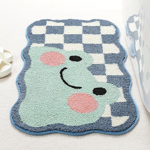 Molesun Frog Bath Mat 16x31, Soft Absorbent Microfiber Bath Rugs