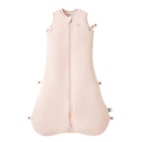 Momcozy Sleep Sack for Baby 0-6 Months, 1.5 TOG Baby Wearable Blanket with Supportive Plush Filling, Two-Way Zipper for Easy Diaper Changes, Snap-Fit Design for Growing Babies, Small, Pink