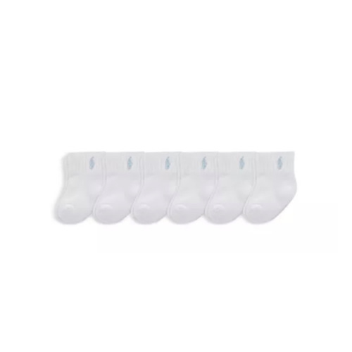 Boys' Gripper Socks, Pack of 6 - Baby