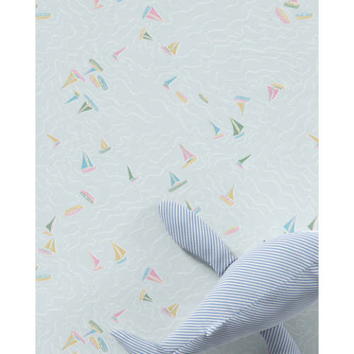 Sail Away Crib Sheet Set | Nestig