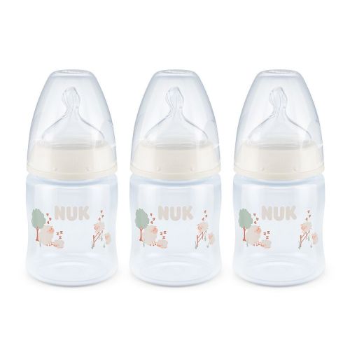 NUK First Choice 3-Pack Anti-Colic Smooth Flow Bottles
