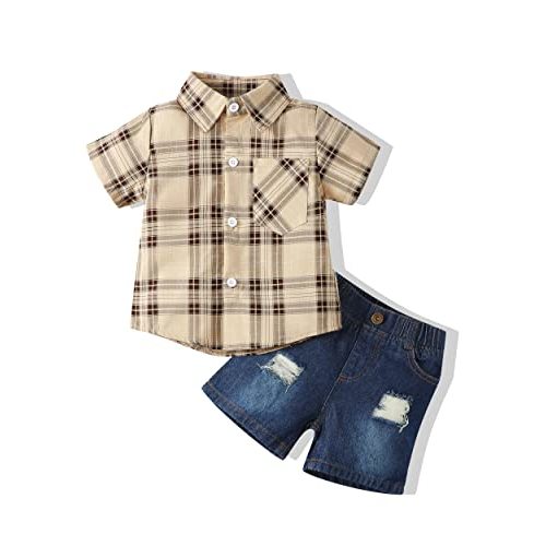 Toddler Baby Boy Clothes Summer Outfits Cotton Short Sleeve T-Shirt Dinosaurs Shorts Set Boy Clothes Outfits Set