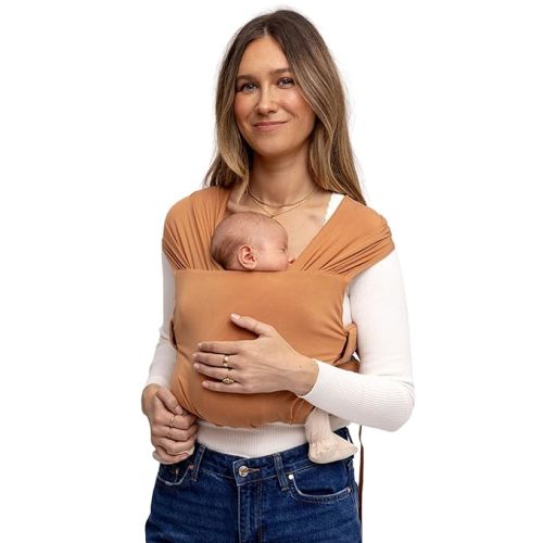 WildBird - Aerial Buckle Wrap - 0-6 Months - Large (L-4XL) Willow - Newborn Baby Carrier - Front Carry - Soft Fabric, Straps, Head Support, Padded Waist Belt - Baby Essentials - New Mom Gifts
